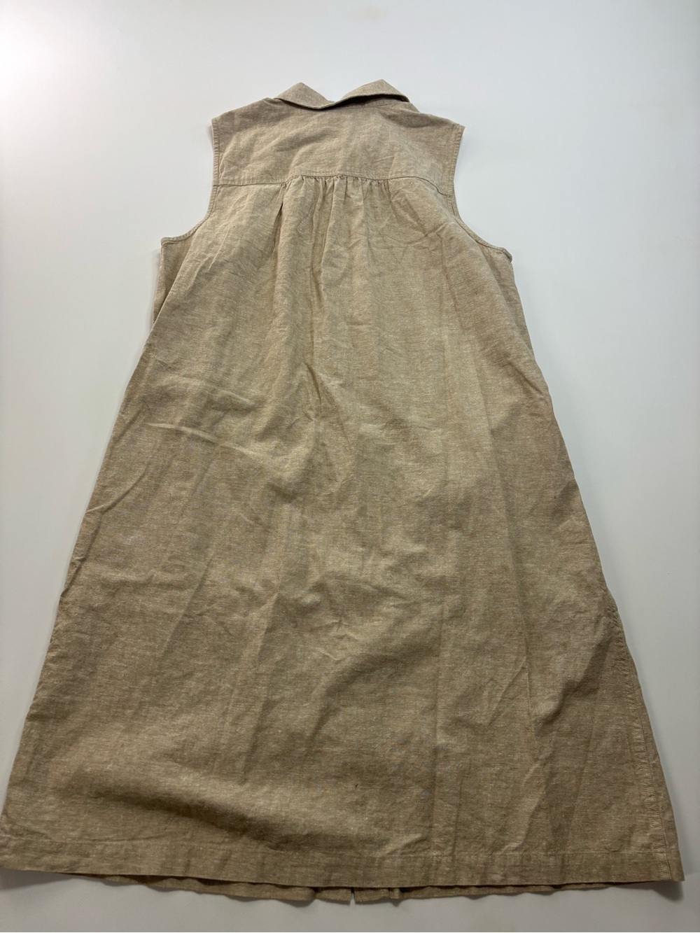 Duluth Trading Over Easy Lightweight Hemp Dhirt Dress Size Medium Butter Mom - Picture 2 of 7